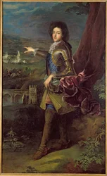 Porträt von Louis Auguste de Bourbon (1670-1736) Herzog von Maine